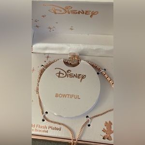 Disney's Minnie 14k Rose Gold FlashPlated bracelet - New